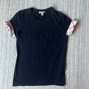 Burberry Brit ‘House Check' Cuffs T-shirt